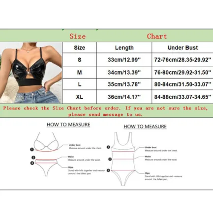 Women Sexy Glossy Leather Bra For Sex Hot Porn Sexy Lingerie Metal Ring Hollow Latex Push Up Bralette Tops Bra Women Clubwear - Image 9
