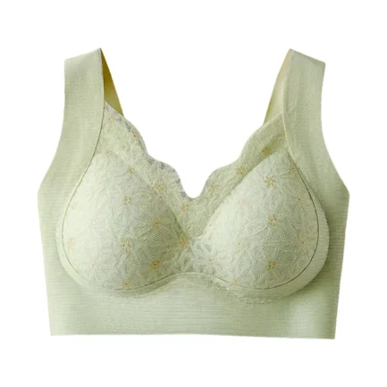 Front Lace Bras For Women Seamless No Underwire V Neck Push Up Bralette Tops Sexy Lingerie Brassiere Soft Comfort Breathable Bra - Image 11