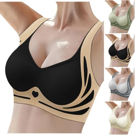 Wireless Soft Support Langerie Bras For Women No Underwire Seamless Bralettes Breathable Gathered Bralette Ladies Underwears - Image 5
