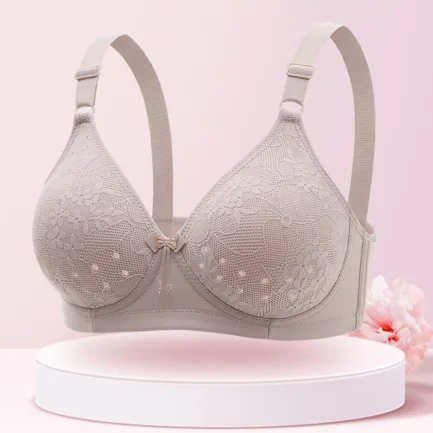 2024 New Thin Lacel Ring Comfortable Breathability Underwear Large Size Brater Buckle Female Bra With Support And Lift Bras - Image 9
