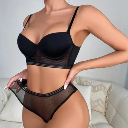 Sexy Lace Women Underwear Set Seamless Bra Sets Hollow Out Bra and Panty Sets For Women Intimates Lingerie - Image 11