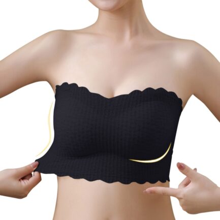 Womens Seamless Unwired Strapless Women Sexy Solid Tube Tops Female Girls Sling Breast Warp Bra Student No Steel Ring Underwear - Image 21
