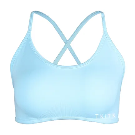 2Pieces TKITK Dynamic Backless Sports Bra Seamless Spandex Woman Fitness Elastic Breathable Enhancement Leisure Sports Underwear - Image 38