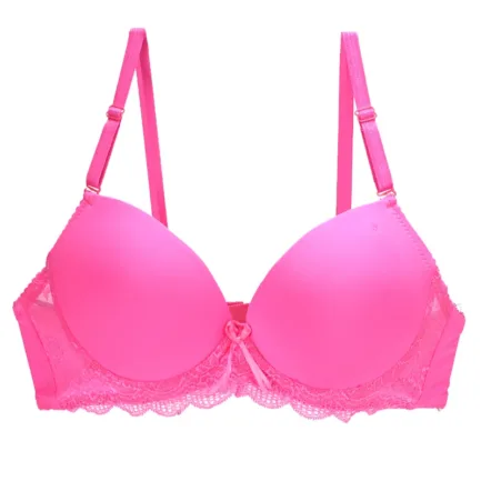 2024 New Sexy Push Up Bra For Women Pink Blace Blue Green Khaki Purple Brassiere BCDE Cup Underwear Underwire Plus Size Lingerie - Image 3