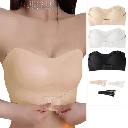 Invisible strapless bra for women wireless push up non slip wedding brassiere big breasts underwear sexy lingerie S-XL plus size - Image 12