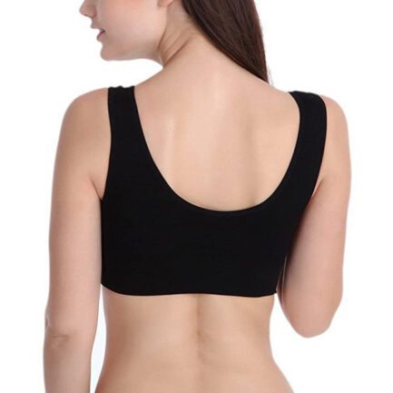Sports Bras for Women Plus Size Floral Lace Patchwork Bralettes Seamless Full Coverage Lightly Lined Wireless Push Up Bras Tops - Image 13
