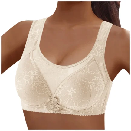 Women Casual Breathable Top Bra Underwear Without Steel Ring Gathering And Adjusting Bra Strapless Bra for plus Size Women - Image 8