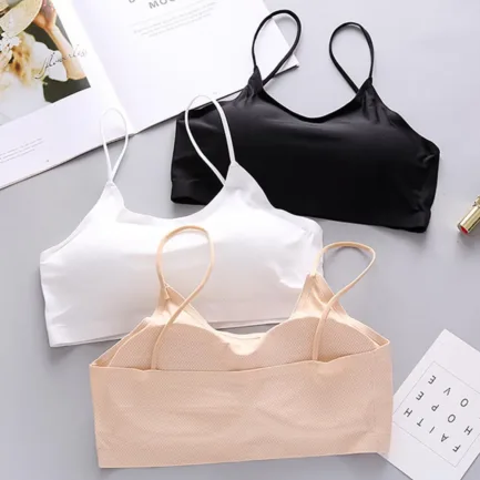 2024 New Women Buckleless Shoulder Strap Breathable Underwear，Top Wearing Vest Chest Fashion Sexy Bra Sports - Image 6