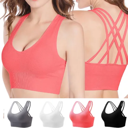 Sexy Women Underwear Bra Women'S Sexy Large Size Integrated High Strength Shockproof Yoga Running Lenceria Mujer Sexy Push Up - Image 6