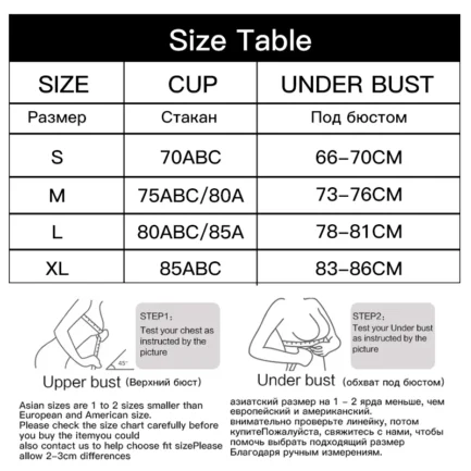 Women's Sexy Strapless Bra Push Up Wireless Bras Beauty Back Non Slip Seamless Invisible Bralette Without Straps Lingerie - Image 7