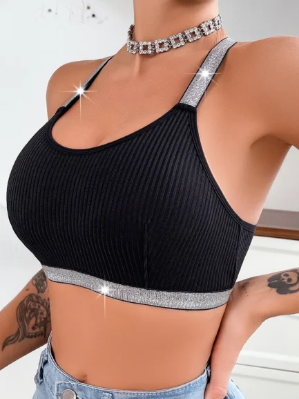 Sexy Ribbed Sportswear Fitness Women Underwear Yoga Tanks Top Backless Lingerie Lady Bras Comfortable Push Up Chic Bralette - Image 9