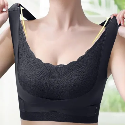 Lymphatic Bra Lymphvity Detoxification And Shaping & Powerful Lifting Bra Full-Coverage T-Shirt Bra Shaping Wireless Silky Bra - Image 8