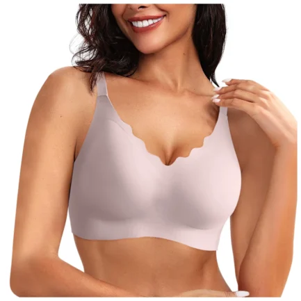Womens Seamless Bras No Underwire Push Up Padded Bralette Wireless Comfort Bralettes Full Coverage Sleeping Everyday Bra - Image 9