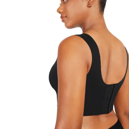Women Fitted V-Neck Seamless Bra Tank Top Built-in thin Bra Cup Hide Back Fat Full Back Coverage Underwire Steel Bones Bra - Image 18