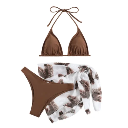 Summer Sexy Bathing Suit Suspender Triangle Split Light Three Piece Cool Breathable Swimsuit Female Swimwear Vacation Outfits - Image 9