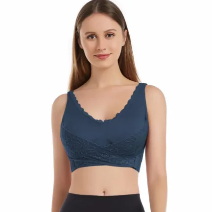 Plus Size Dailywear Bra Seamless Sleep Bralette Padded Bra Women's underwear push up big size Women's bras - Image 7