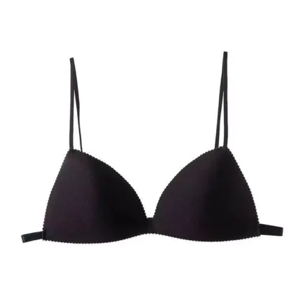 Woman's Nonwire Simple Sexy Lingerie Seamless Beautiful Back Underwear Girls Thin Comfortable Bra No Steel Ring Sexy Small Bra - Image 7