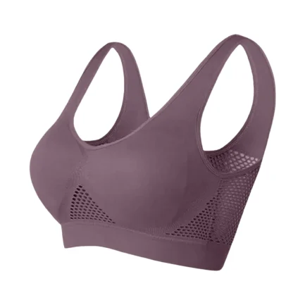 Women Bras Wireless Cotton Breathable Cool Liftup Air Bra 2024 New Large Size Air Bra Breathable And Comfortable Mesh Sports Bra - Image 11