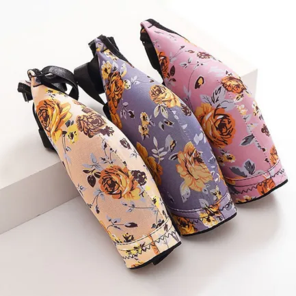 Push Up Floral Print Bra For Women Breathable Front Buckle Bras Underwear Adjustable Thin strap Push Up Gathered Bra бюстгальтер - Image 14