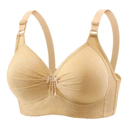 Women'S Adjustable Sports Underwear Extra Elastic Breathable Push Up Trim Bra Solid Color Large Size Breathable Comfortable Bra - Image 11