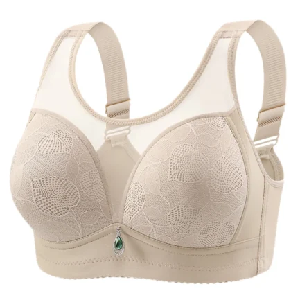 Large Size Soft Bra Female'S Gathered Bralette Non Steel Ring Comfortable Underwear Gathering Soft Light Bra Breathable белье - Image 15
