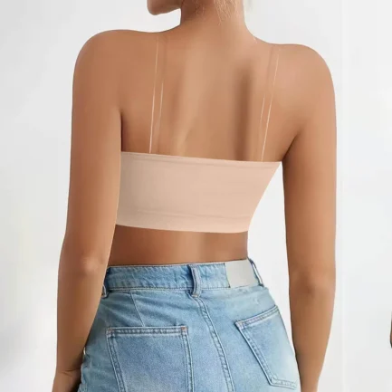 Fashion Strapless Bandeau Bra Solid Color Lift Anti Sagging Seamless Soft Support Underwear Sleep Uncensored Women Lingerie - Image 15