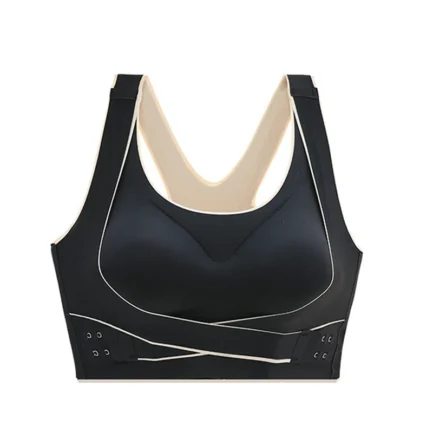 Active Underwear Women Shockproof Gathering Anti Droop Fitness Back Vest Traceless Sports Underwear No Steel Rings Bra - Image 11