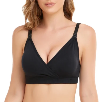 Lady Maternity Pregnancy Seamless Soft Breastfeeding Bras No Underwire Adjustable Straps Breast-Pumps Holding And Nursing Bra - Image 10