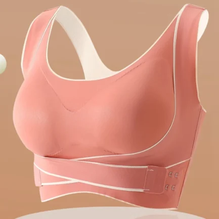 Women's Invisible Front Cross Closure Shockproof Yoga Sports Bra Beauty Back Cross Strap Anti-Sagging Casual Fitness Bralette - Image 15