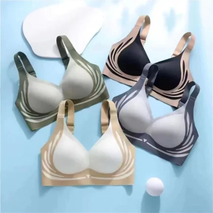 Lifting Anti-Sagging Wireless Push-Up Bra Women'S Widened Back Smoothing Bras Adjustable Summer Thin Brassiere Underwear - Image 12