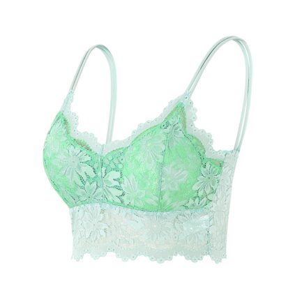 Women Vest Hot Bra Seamless Bras Lingerie Sexy V Neck Underwear Lace Panel No Steel Ring Bras Female Corset Sling Bralette Ropa - Image 14