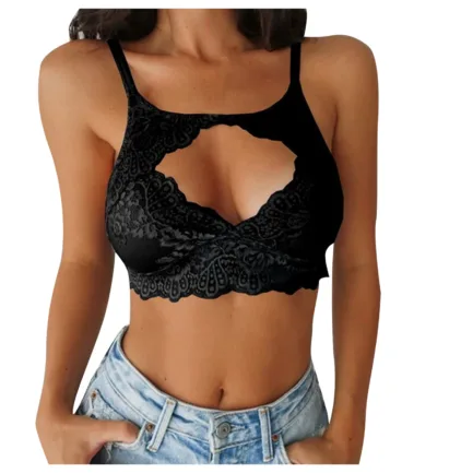 Wireless Push Up Bra Sexy Lace Hollow Bralette Women Breathable Underwear Fashion Lingerie Seamless Bras Femme Brassiere - Image 16