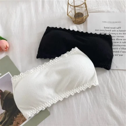 Lace Strapless Bra Women Sexy Tube Top Invisible Push Up Bralette Lady Seamless Underwea Lingerie Summer Chest Wraps Crop Tops - Image 11