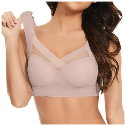sexy lingerie for women push up Women's Large Strapless Lace Tank Top Underwear Thin Side Fold Side Breast Gather Adjustable Bra - Image 7