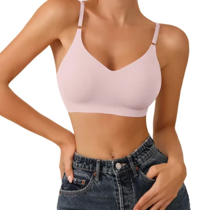 Ice Silk Bra for Women Comfort Wireless Gather Sexy Underwear for Women Push Up Simple Lingerie Seamless Brassiere Bralettle - Image 6