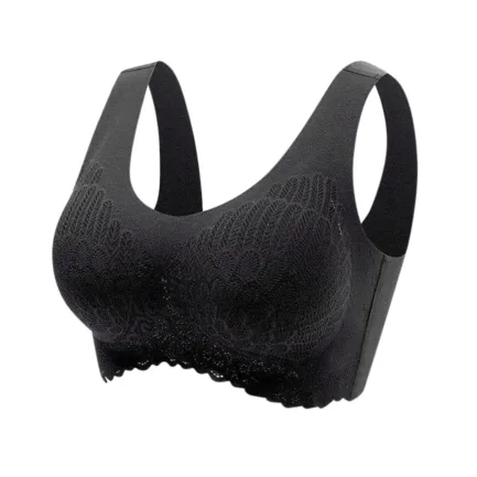 Women Solid Color Bra Push Up Sexy Breathable Traceless Lace Underwear Women Sexy Brassiere Stretchy Strappy Lingeries лифчик - Image 8