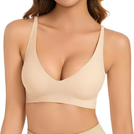 Women'S Bra Lingerie Women'S Bra Without Underwire V Neck Comfort Soft Bra Push Up Seamless Bra Lightly Padded Sujetadores Sexys - Image 12