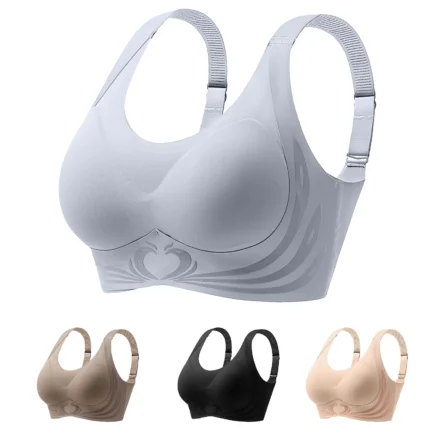 Women Wireless Bra With Seamless Smooth Comfort Adjustable Strappy Push Up Full Coverage Sexy Underwear Women Large Size Brassie - Image 7