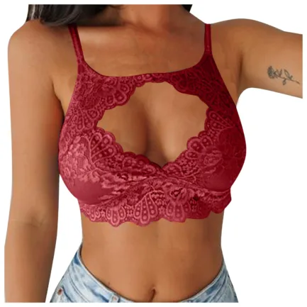 Wireless Push Up Bra Sexy Lace Hollow Bralette Women Breathable Underwear Fashion Lingerie Seamless Bras Femme Brassiere - Image 29