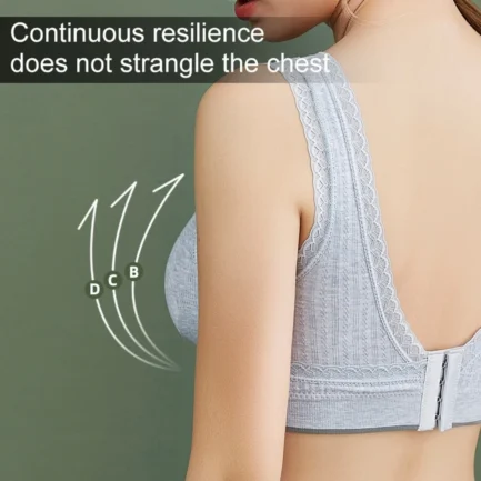 Comfort Cotton Bras For Women Thin Sport Style Unlined Bralette Sexy Deep V Triangle Cup Cross Beauty Back Bra - Image 7