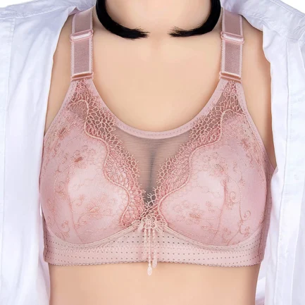 Bras For Women Full Coverage Lace Push Up Bra No Underwire Sports Bra Wireless Bralettes With Support Women's Seamless Bras - Image 3