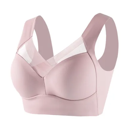 Seamless Womens Bras Large Size Top Support Show Small Comfortable No Steel Ring Underwear Yoga Fitness Sleep Vest - Image 8