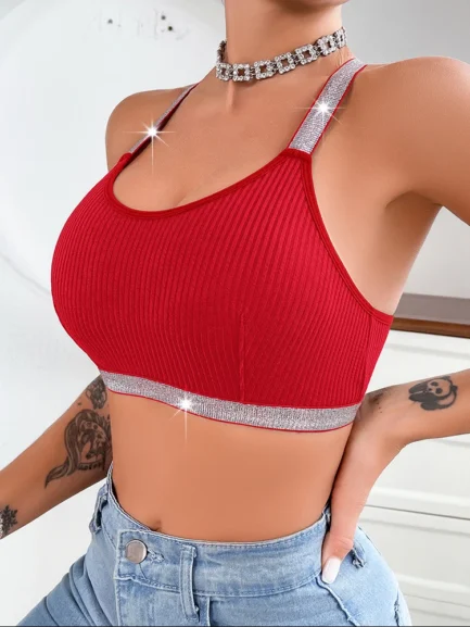 Sexy Ribbed Sportswear Fitness Women Underwear Yoga Tanks Top Backless Lingerie Lady Bras Comfortable Push Up Chic Bralette - Image 13