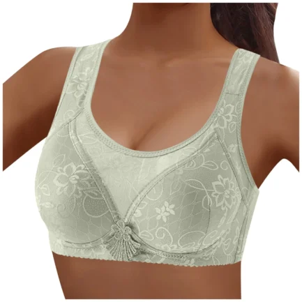 Women Casual Breathable Top Bra Underwear Without Steel Ring Gathering And Adjusting Bra Strapless Bra for plus Size Women - Image 14