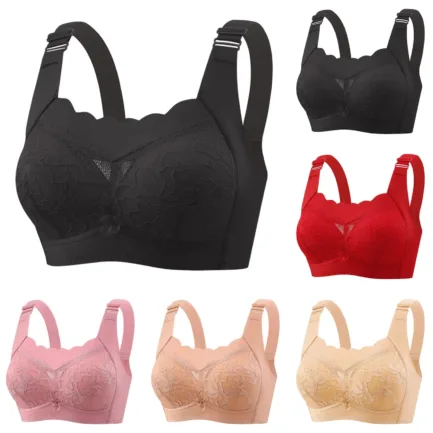Women'S Plus Size Breathable Bra Without Steel Rims Gathered With Complementary Breasts Sexy Lingerie Bra Womens Bra Wireless - Image 7