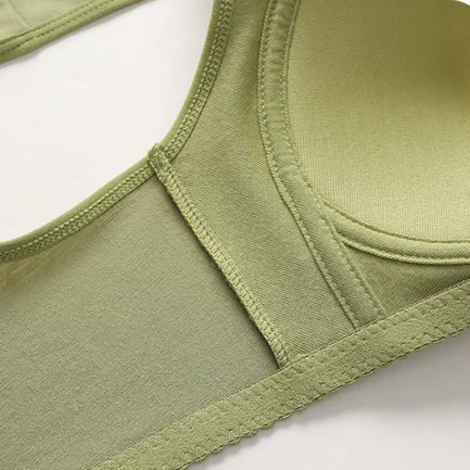 Women Sexy Lace Front Button Shaping Cup Adjustable Shoulder Strap Womens Bras Comfortable Push up 36c Bras for Women Push up - Image 3