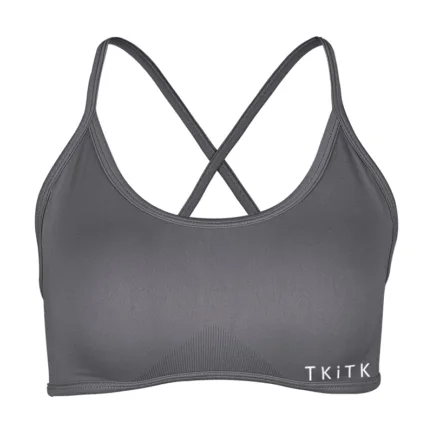2Pieces TKITK Dynamic Backless Sports Bra Seamless Spandex Woman Fitness Elastic Breathable Enhancement Leisure Sports Underwear - Image 39