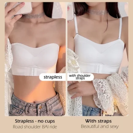 Invisible strapless bra for women wireless push up non slip wedding brassiere big breasts underwear sexy lingerie S-XL plus size - Image 15
