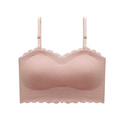 Womens Seamless Unwired Strapless Women Sexy Solid Tube Tops Female Girls Sling Breast Warp Bra Student No Steel Ring Underwear - Image 25