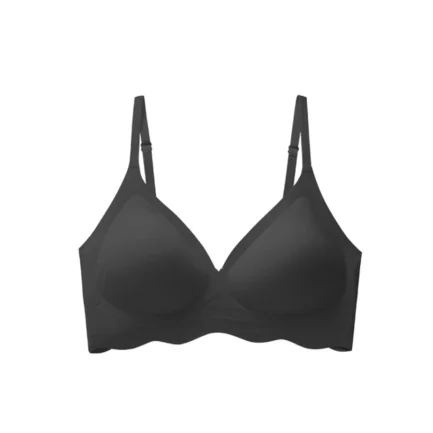Sexy Deep V Neck Thin Strap Bras Womens Seamless Push Up Full-Coverage Bras Soft Support Underwear Bralette without Steel Ring - Image 8